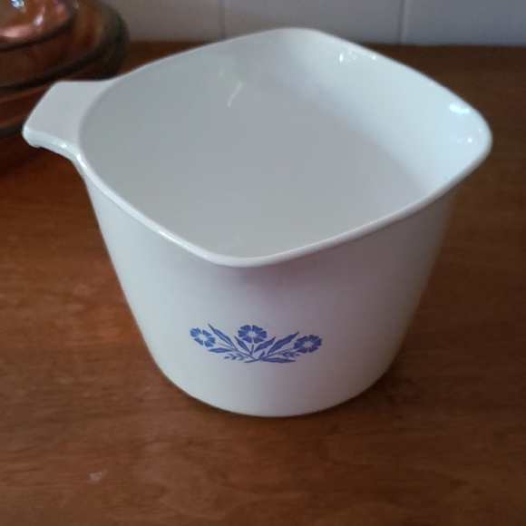 Vintage Corning Ware Blue Cornflower 4 cup / 1 qt  Sauce Maker 1960s-70s - Picture 1 of 4